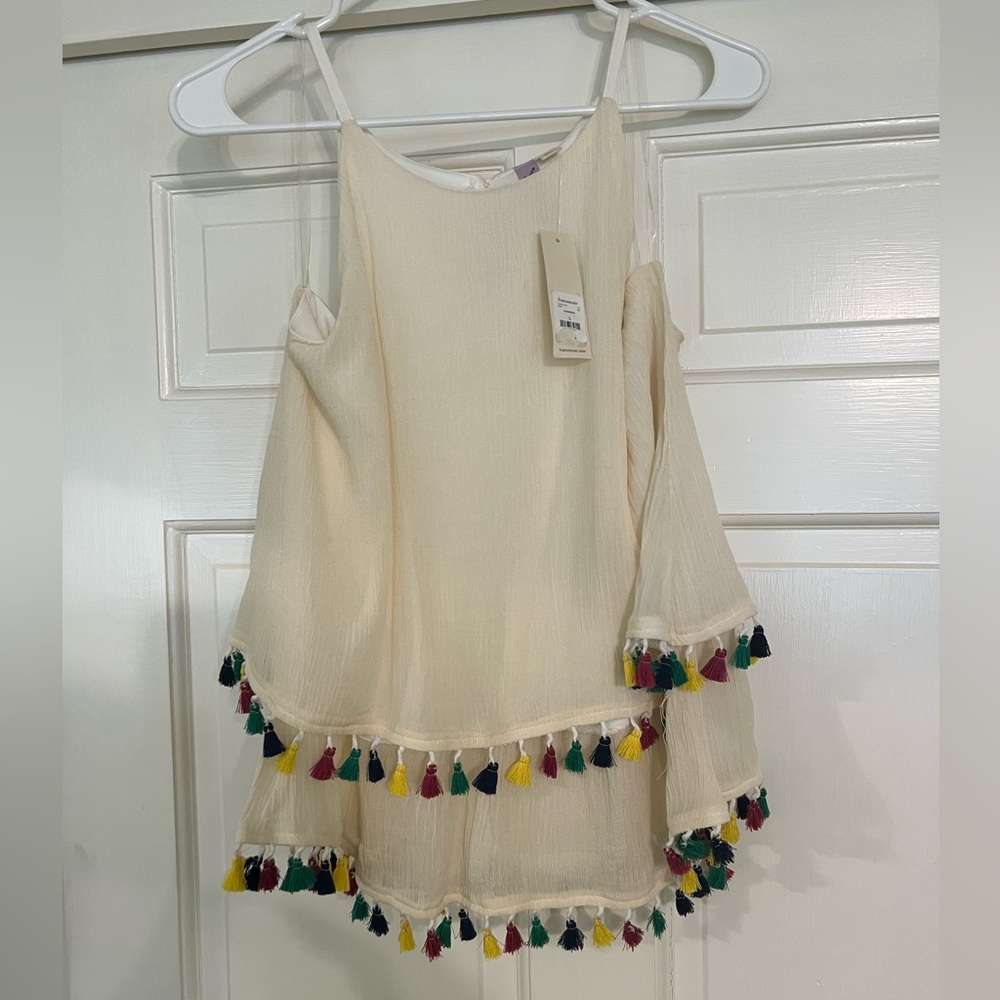 Fringe tank top